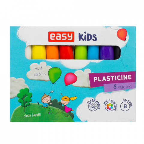 Plastelína Easy  8barev 128g